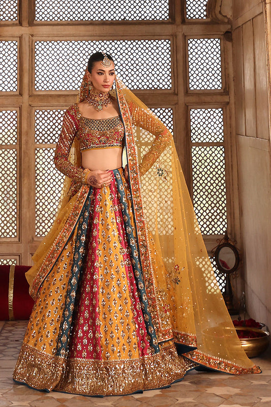 Aisha Imran Zardan W26-07 Luxury Raw Silk Embroidered Collection PA-139