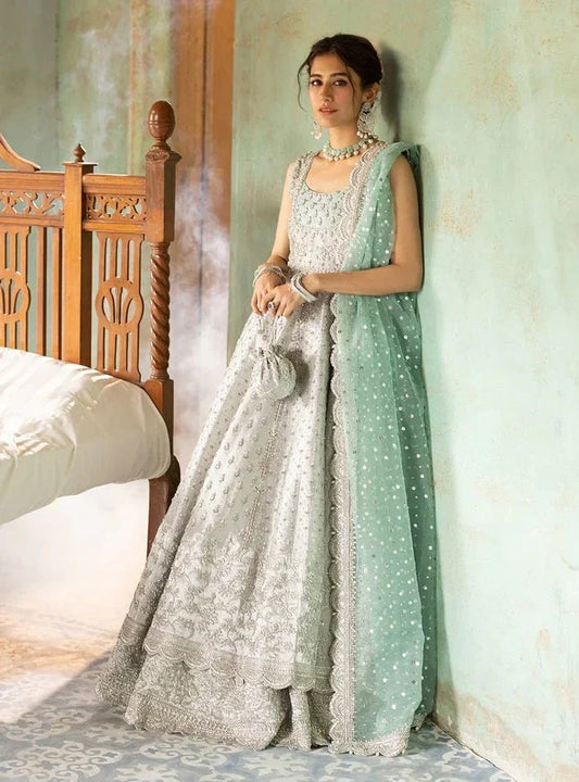 Zainab Chottani Net Embroidered Unstitched 3 Piece Shahnoor - 3 Pieces Net Embroidered - Zainabjees