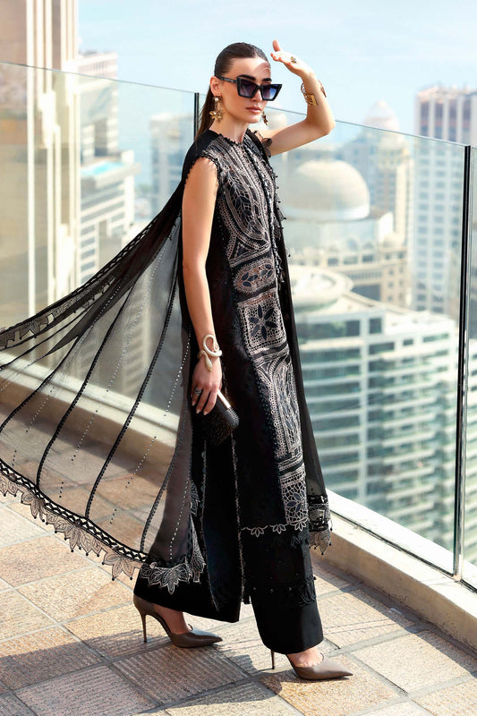 Maria.B Luxury Lawn Unstitched 3Pc Embroidered Suit D-2608-B