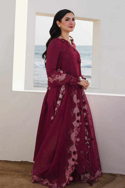 Qalamkar Luxury Lawn Unstitched Embroidered Collection NELAM