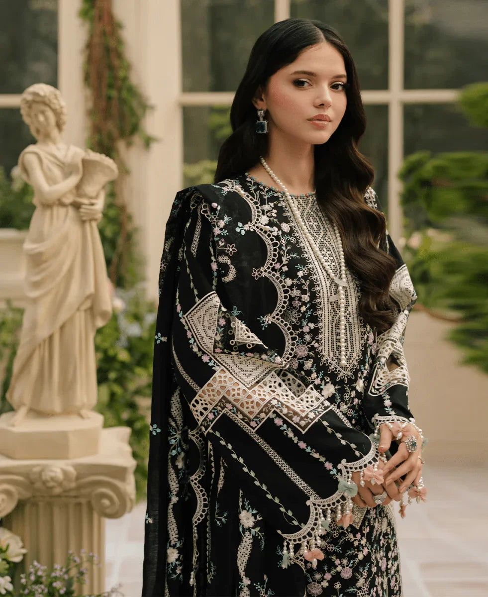 Bin Ilyas Fareesa Luxury Lawn Embroidered 3 Pc Unstithced Collection 103 B - 3 Pieces Lawn - Zainabjees