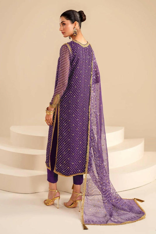 Baroque Embroidered Swiss Lawn Unstitched 3 Piece SF - 625 - 3 Pieces Lawn - Zainabjees