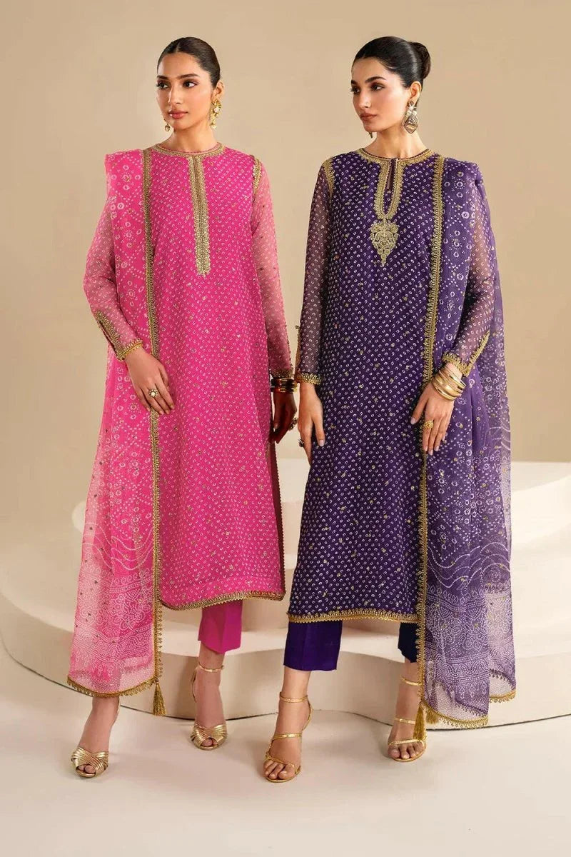 Baroque Elegant Swiss Lawn 3 Piece Unstitched SF - 626 - 3 Pieces Lawn - Zainabjees