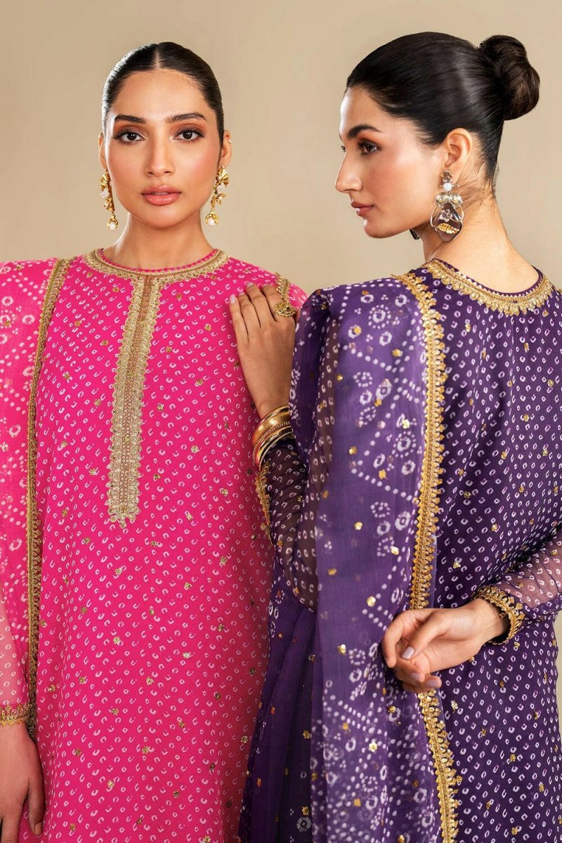 Baroque Embroidered Swiss Lawn Unstitched 3 Piece SF - 625 - 3 Pieces Lawn - Zainabjees