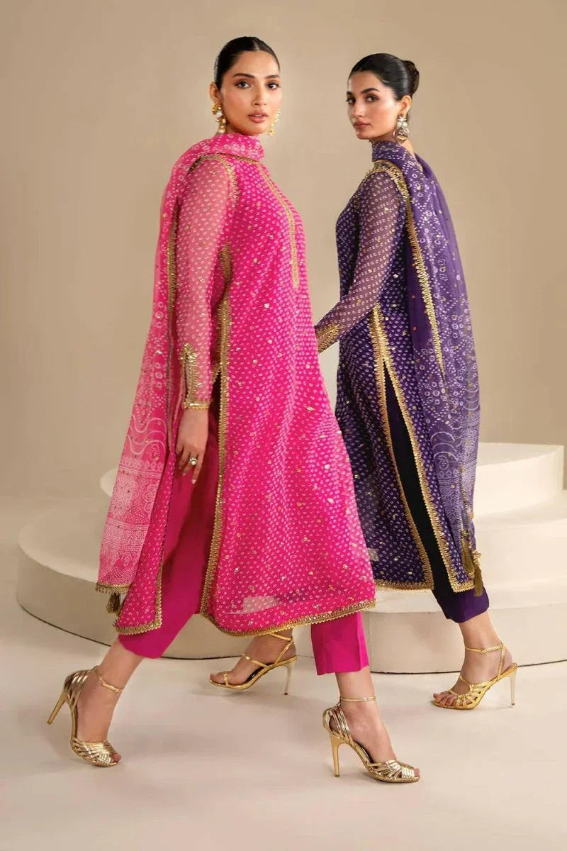 Baroque Elegant Swiss Lawn 3 Piece Unstitched SF - 626 - 3 Pieces Lawn - Zainabjees