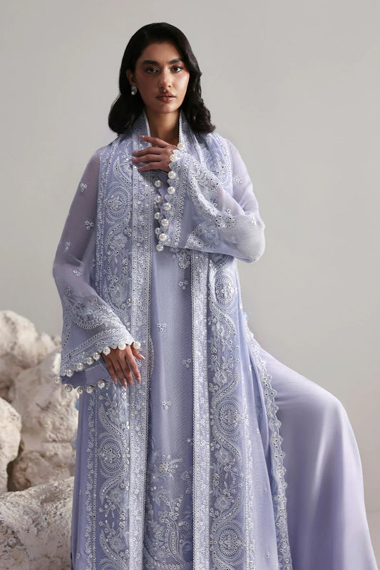 Afrozeh - Luxury Cotton Embroidered Unstitched 3 Piece - Vaelis