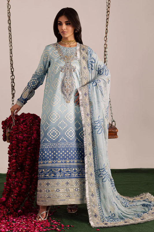 Nureh Lawn Embroidered Unstitched 3 Pc Suit NP-698