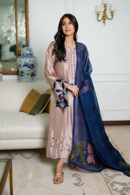Faiza Rehman Luxury RAw Silk HAnd Emblishment Suit EIREN