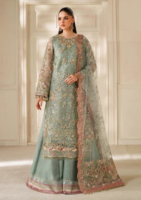 Baroque CH14-06 Luxury Chiffon Embroidered 3Pc Unstitched Suit PA-151