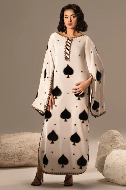 Poshkari Spade Luxury Silk Embroidered Unstitched 3PC Suit PA-218