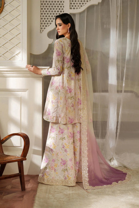 Iznik Lawn Embroidered & Printed Unstitched 3 Pc Suit UE-544 Formals