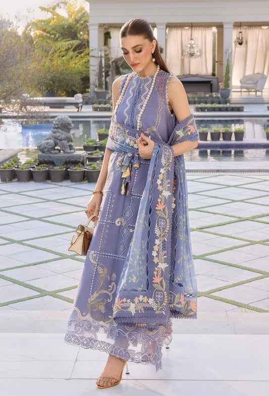 Crimson - Floral Serenity - Lawn Embroidered Unstitched 3 Piece