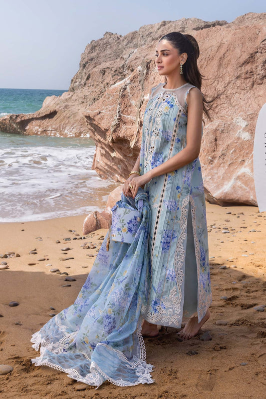 Crimson Who'S That Girl - D3 B - Lawn Embroidered Unstitched 3 Piece