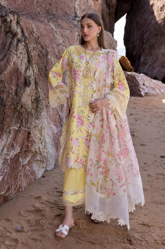 Crimson - Who'S That Girl - D3 A - Lawn Embroidered Unstitched 3 Piece