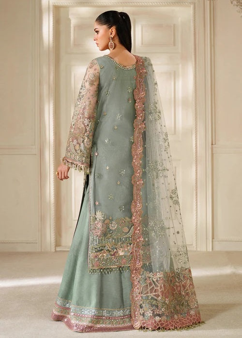 Baroque CH14-06 Luxury Chiffon Embroidered 3Pc Unstitched Suit PA-151