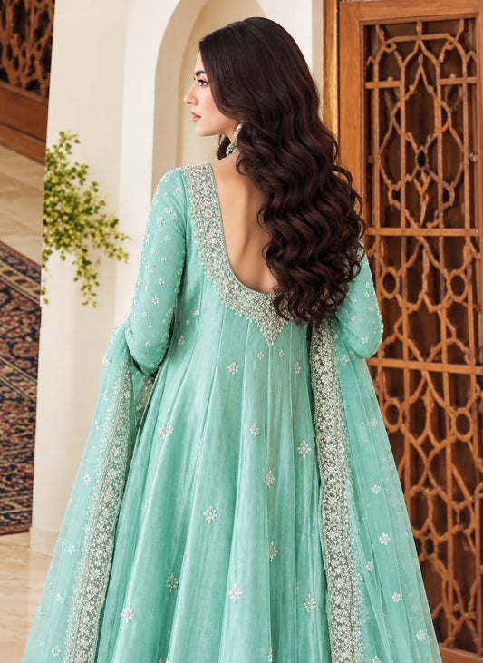 Pehnawa Luxury Sheesha Silk Embroidered 3Pc Unstitched Suit PA-305