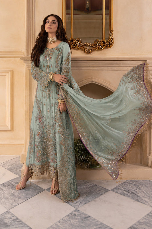 Charizma Embroidered Luxury Chiffon 3Pc Unstitched Suit
