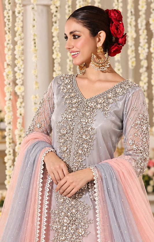 Pehnawa Luxury Silk Embroidered 3Pc Unstitched Suit PA-306