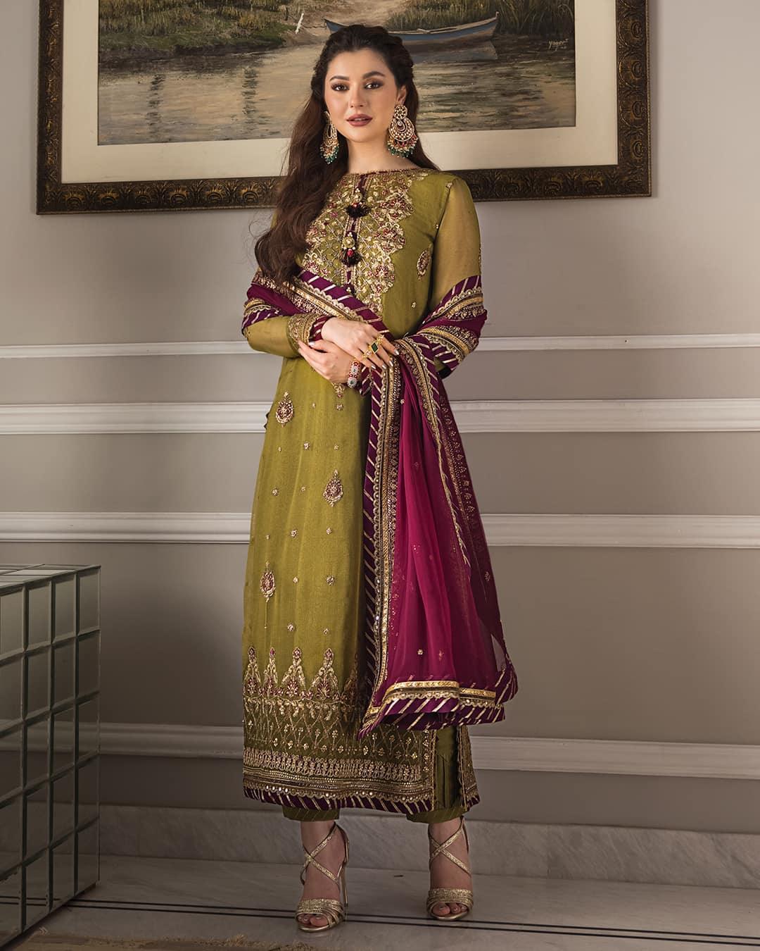 Asim Jofa Zari Sitara Embroidered Chiffon Unstitched 3 Piece Dress - AJZS 06 - 3 pieces chiffon - Zainabjees