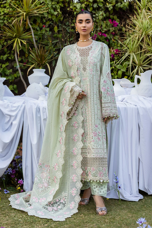 Akbar Aslam Luxury Eid Lawn Unstitched 3 Pc Collection Marias