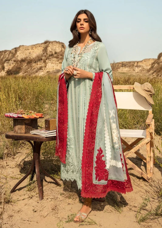 Crimson By Saira Shakira Summer Luxury Lawn Collection - Opel 3 Pieces Unstitched - 3 Pieces Lawn - Zainabjees