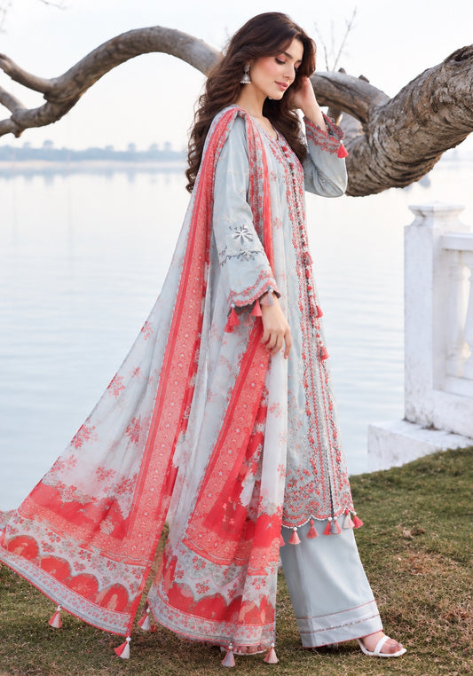 Pehnawa Luxury Embroidered Lawn 3Pc Stitched Suit PA-170