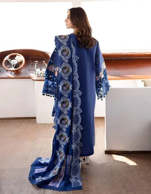 Parishay Monaco MS-06 Luxury Lawn Embroidered 3 Pc Unstitched / Stitched PA-202