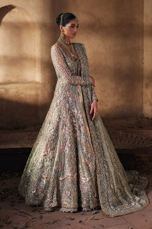 Soraya - Luxury Organza Embroidered Unstitched 3 Piece - Shayna