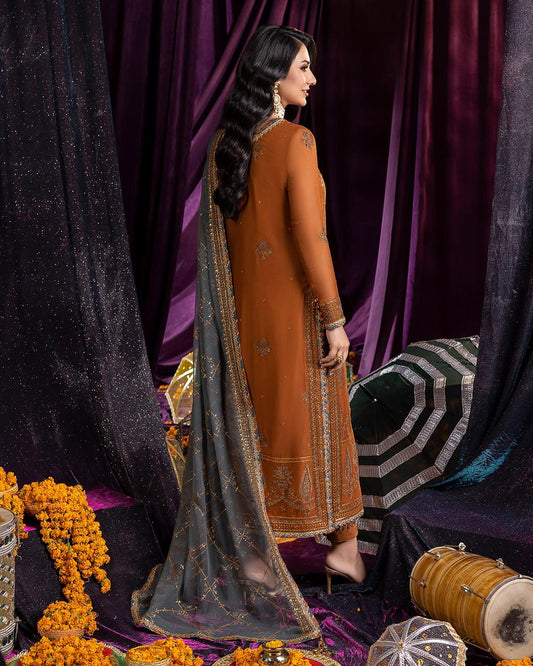 Asim Jofa Luxury Embroidered Chiffon Collection AJDA - 15