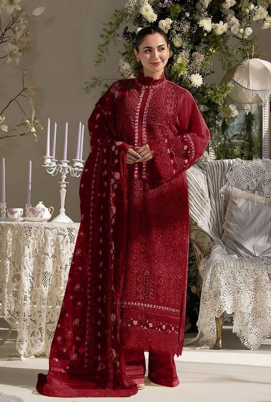 Sobia Nazir Luxury Embroidered Lawn Suit Royalty Wedding 11-B