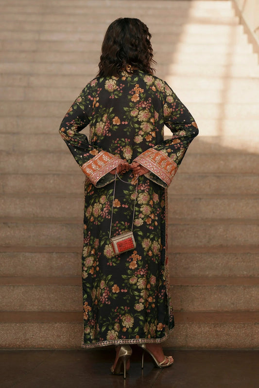 Ethnc E1009/104/902 Luxury Silk Embroidered 3Pc Unstitched Suit PA-311