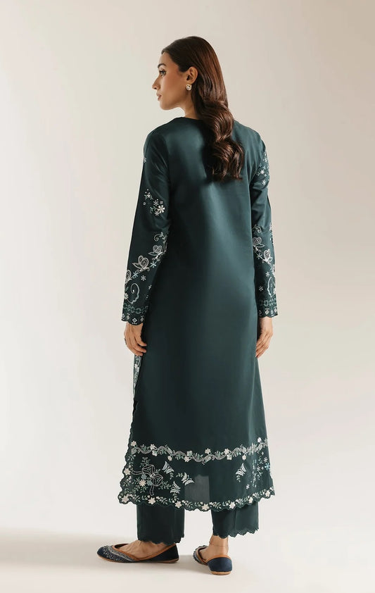 Ethnc Luxury Silk Embroidered 3Pc Unstitched Suit E4393 / 103 / 703