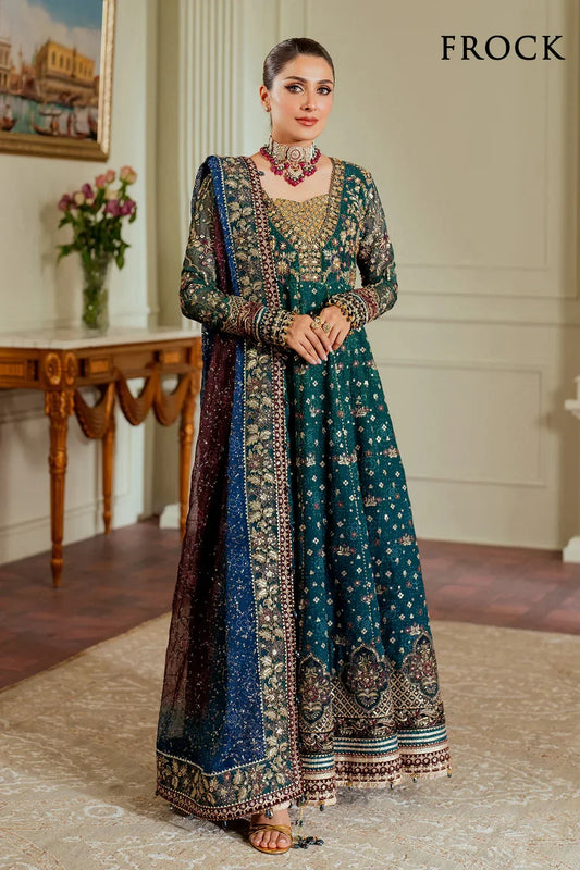 Baroque Luxury Chiffon Embroidered Unstitched 3 Piece CH13-03