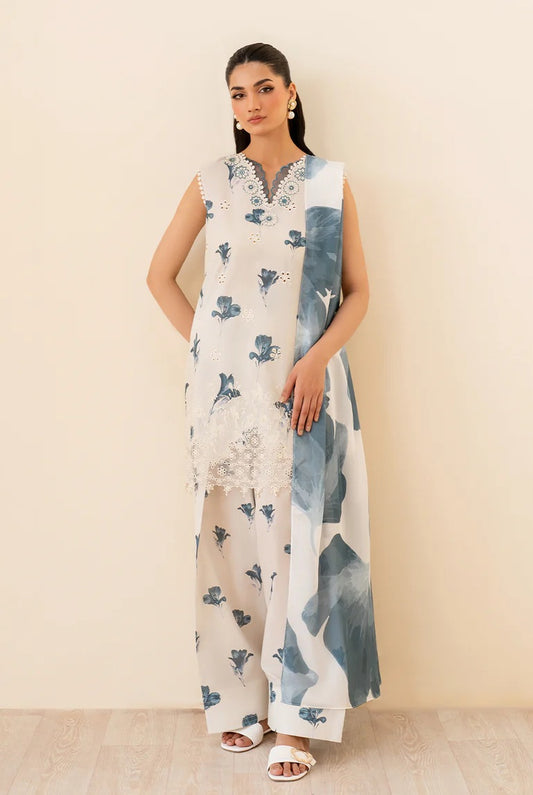 Iznik UE-442 - Luxury Lawn Embroidered 3 Piece Unstitched