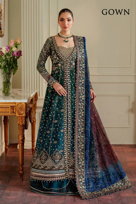 Baroque Luxury Chiffon Embroidered Unstitched 3 Piece CH13-03