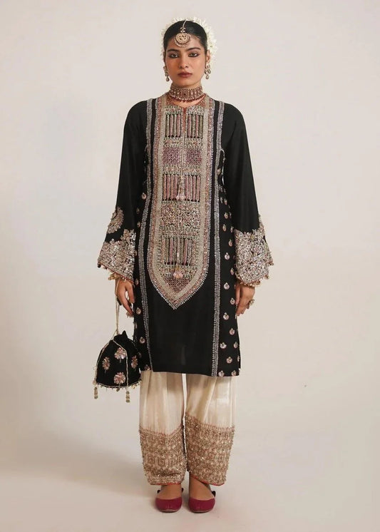Hussain Rehar Raw Silk 3 Piece Unstitched ZEPHYR - 3 Pieces Raw Silk - Zainabjees