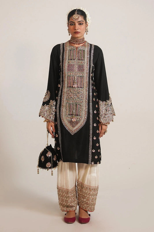 Hussain Rehar Luxury Raw Silk Collection 3 Piece Unstitched - ZEPHYR