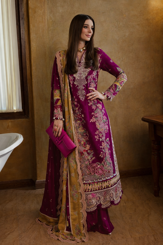 Republic Womenswear Luxury Lawn Unstitched ILANA D-6A Camille