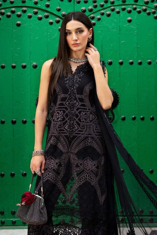 Maria.B Majestic Unstiched 3 Piece Embroidered Lawn D - 2512 - B - 3 Pieces Lawn - Zainabjees