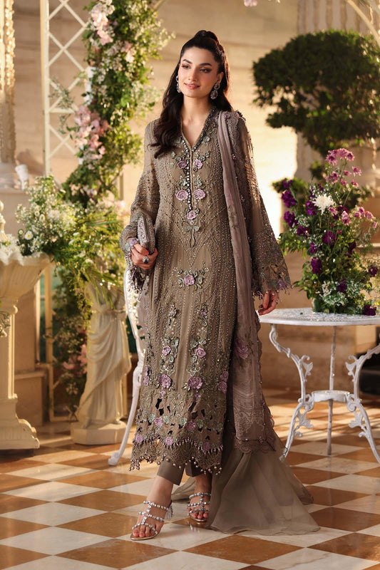 Maria B Luxury Pure Chiffon Embroidered 3PC Unstitched Suit