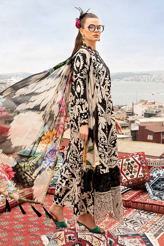 Maria.B MPRINTS Unstitched 3 Pc Luxury Lawn Suit MPT-2307-B