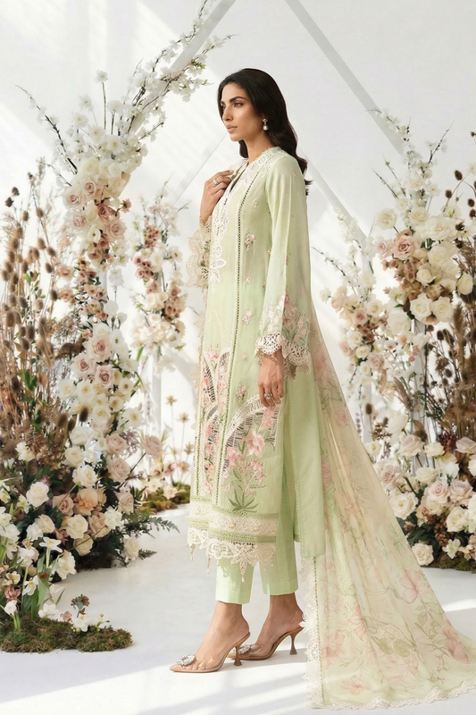Maria.B Luxury Embroidered 3 Pc Collection DS-2611-A