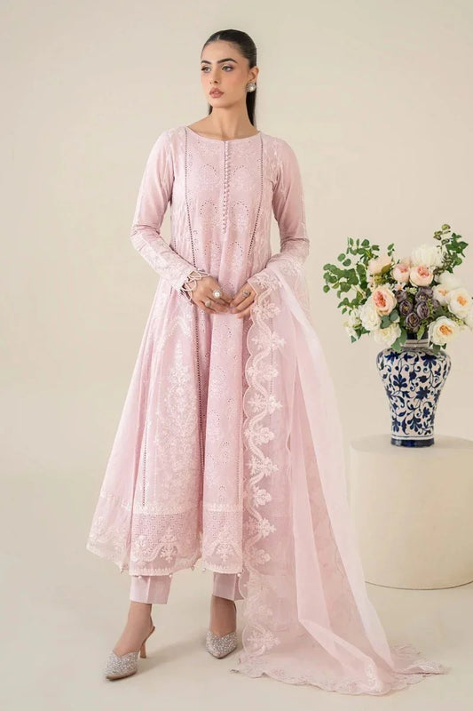 Maria.B Lawn Emboidered 3 Piece Unstitched DW - EA25 - 39 - 3 Pieces Lawn - Zainabjees