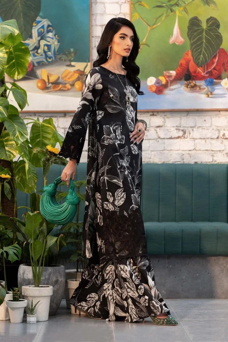 Maria.B Luxury Lawn Embroidered 3 Piece DW - EF25 - 29 - 3 Pieces Lawn - Zainabjees