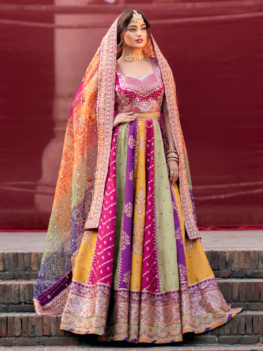 Bin Ilyas Luxury Raw Silk Collection D-607 Wedding Collection