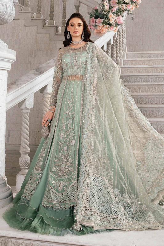 Maria.B Net Embroidered 3 Piece Unstitched Embroidered Suit BD-2803