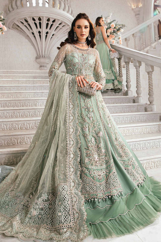 Maria.B Net Embroidered 3 Piece Unstitched Embroidered Suit BD-2803