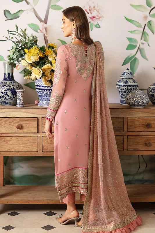 Gulal Luxury Chiffon Embroidered Unstitched Suit Viviana