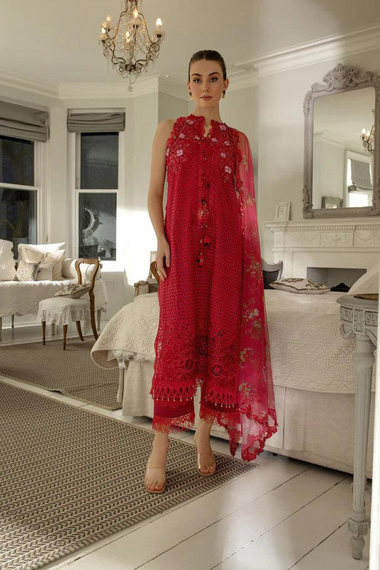 Sobia Nazir Luxury Lawn Embroidered Unstithced 3 Pieces Collection 8B
