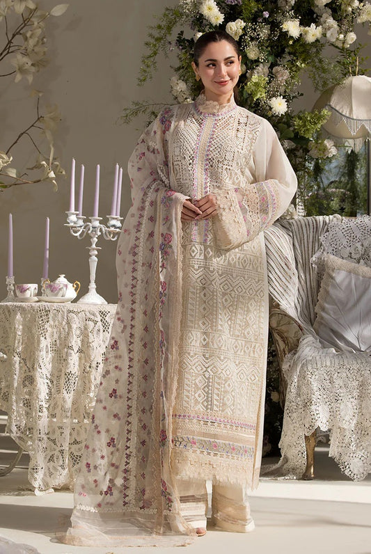 Sobia Nazir - 11B - Luxury Lawn Embroidered 3 Piece Unstitched